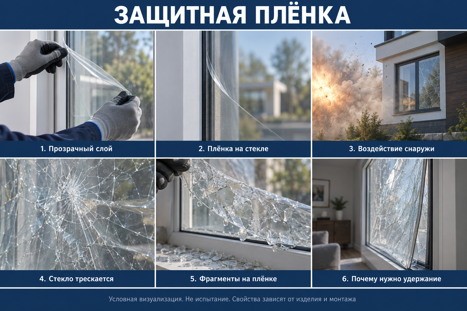 Защитная плёнка — иллюстрация