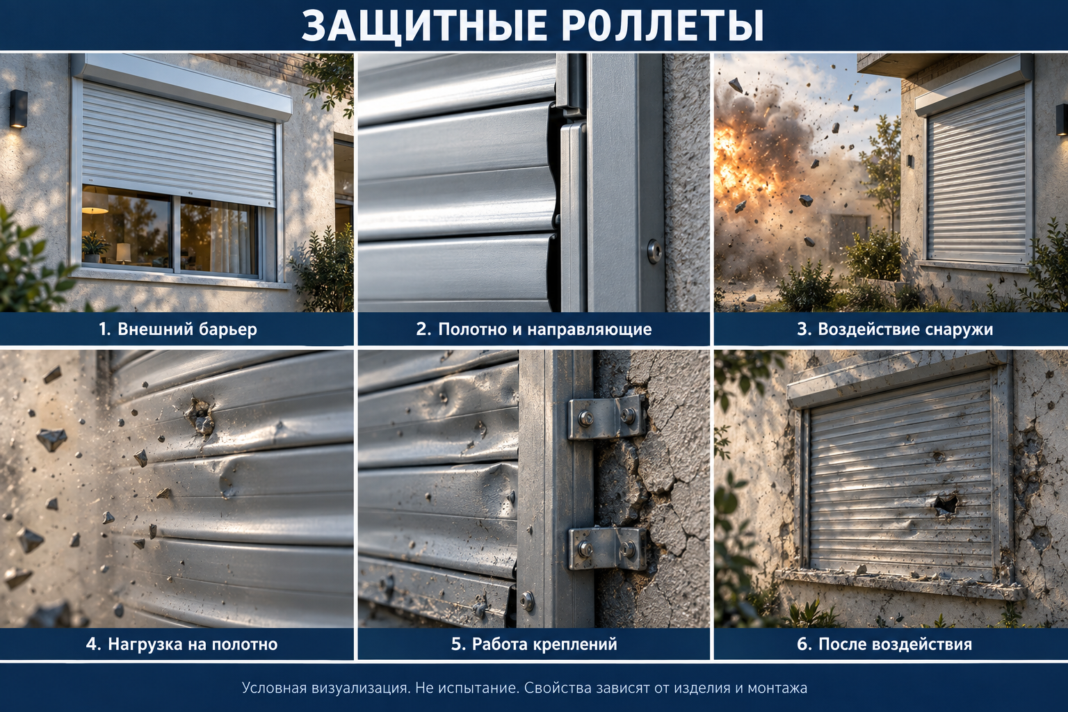 Ролета закрывает окно снаружи